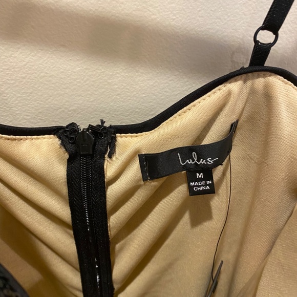 Lulu’s sequin black bodycon dress - Picture 3 of 5